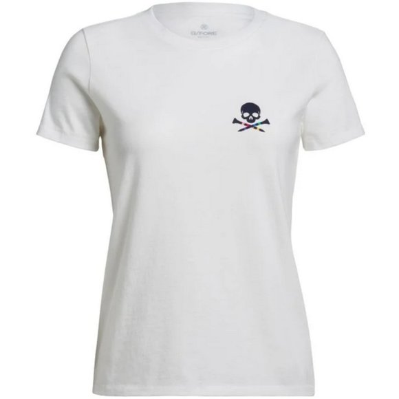 G/FORE | Tops | Gfore Womens Play Nice Tee Short Sleeve Cotton Rainbow ...